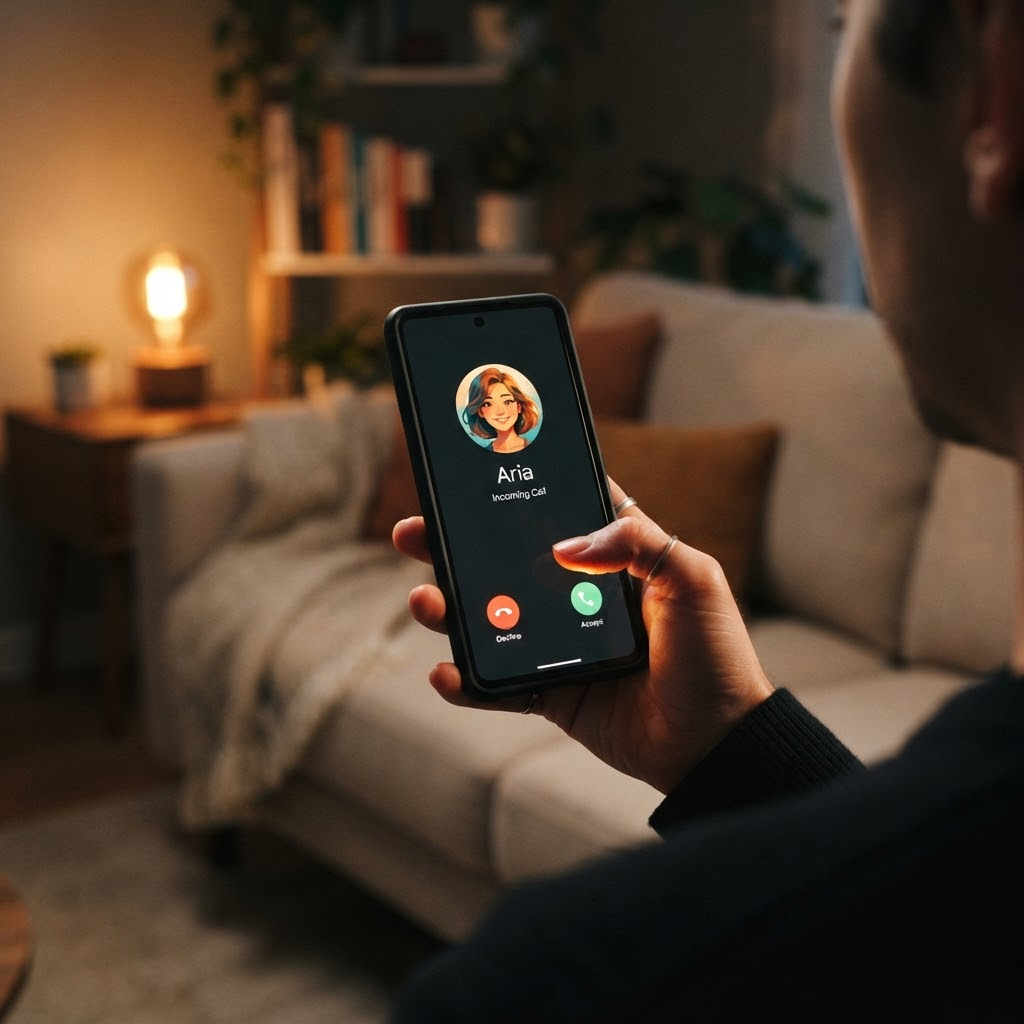 AI voice companion calling your phone